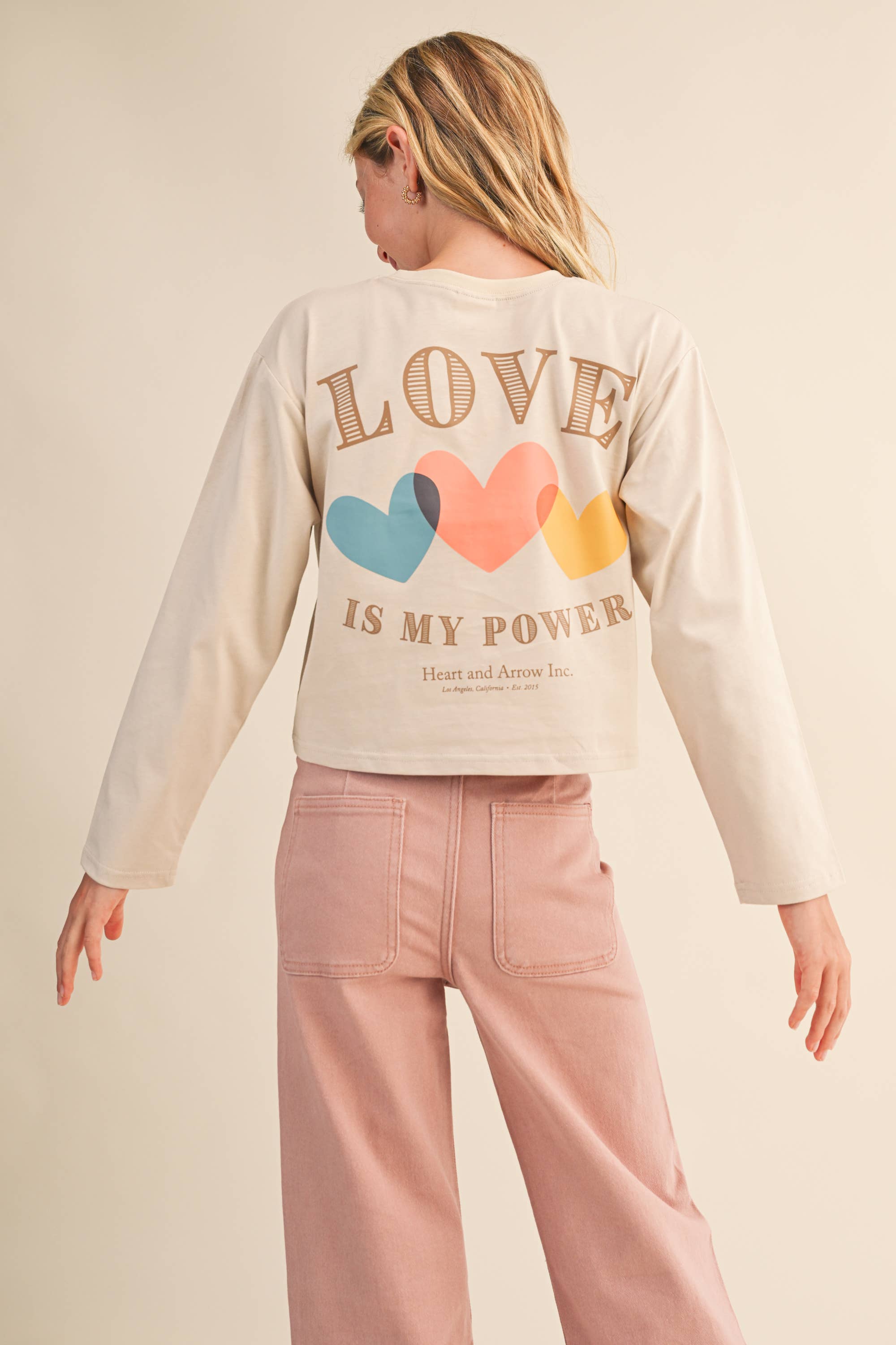 TWEEN KIDS GIRLS CROPPED BOXY TEE