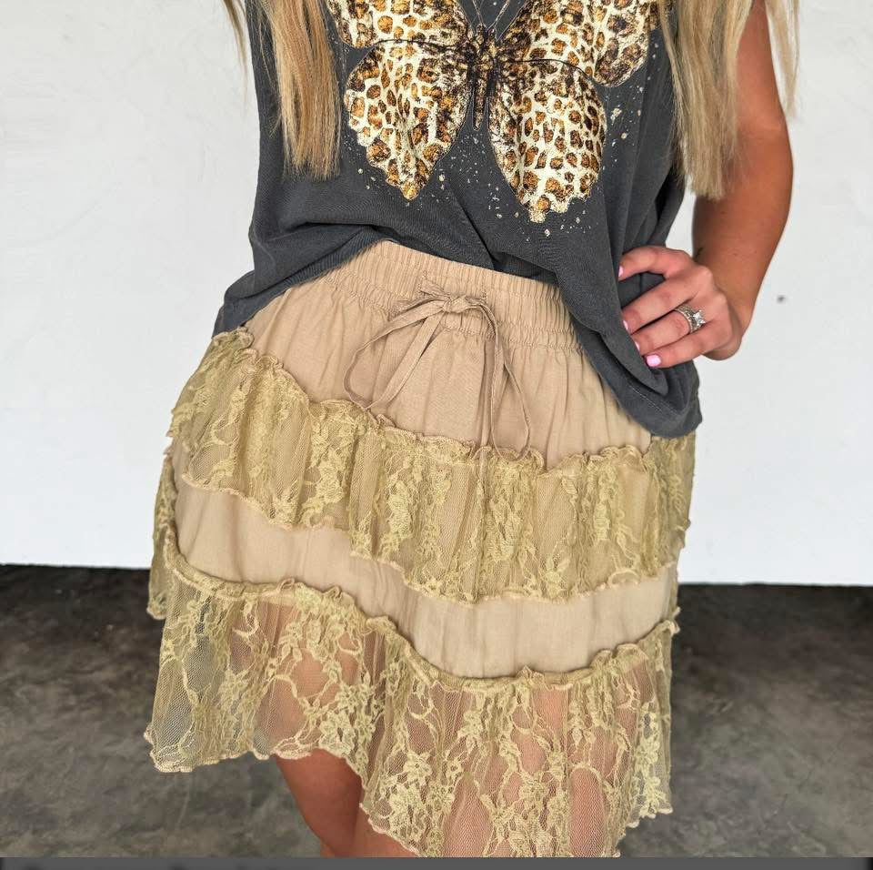 Wild Honey Lace Skirt