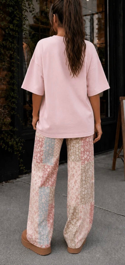 Light Pink Oversized Tee - PreOrder