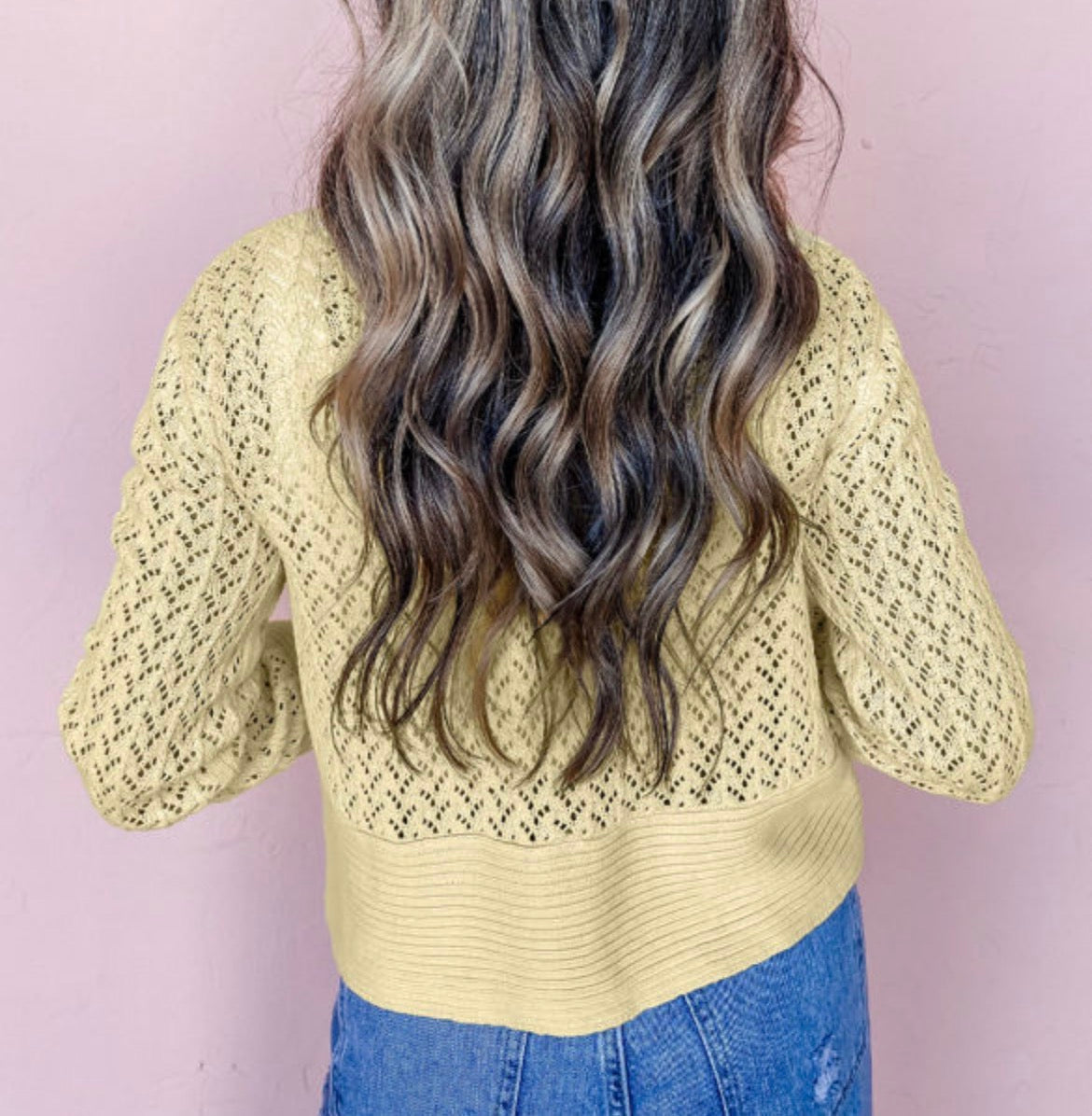 Butter Pointelle Knit Cardigan