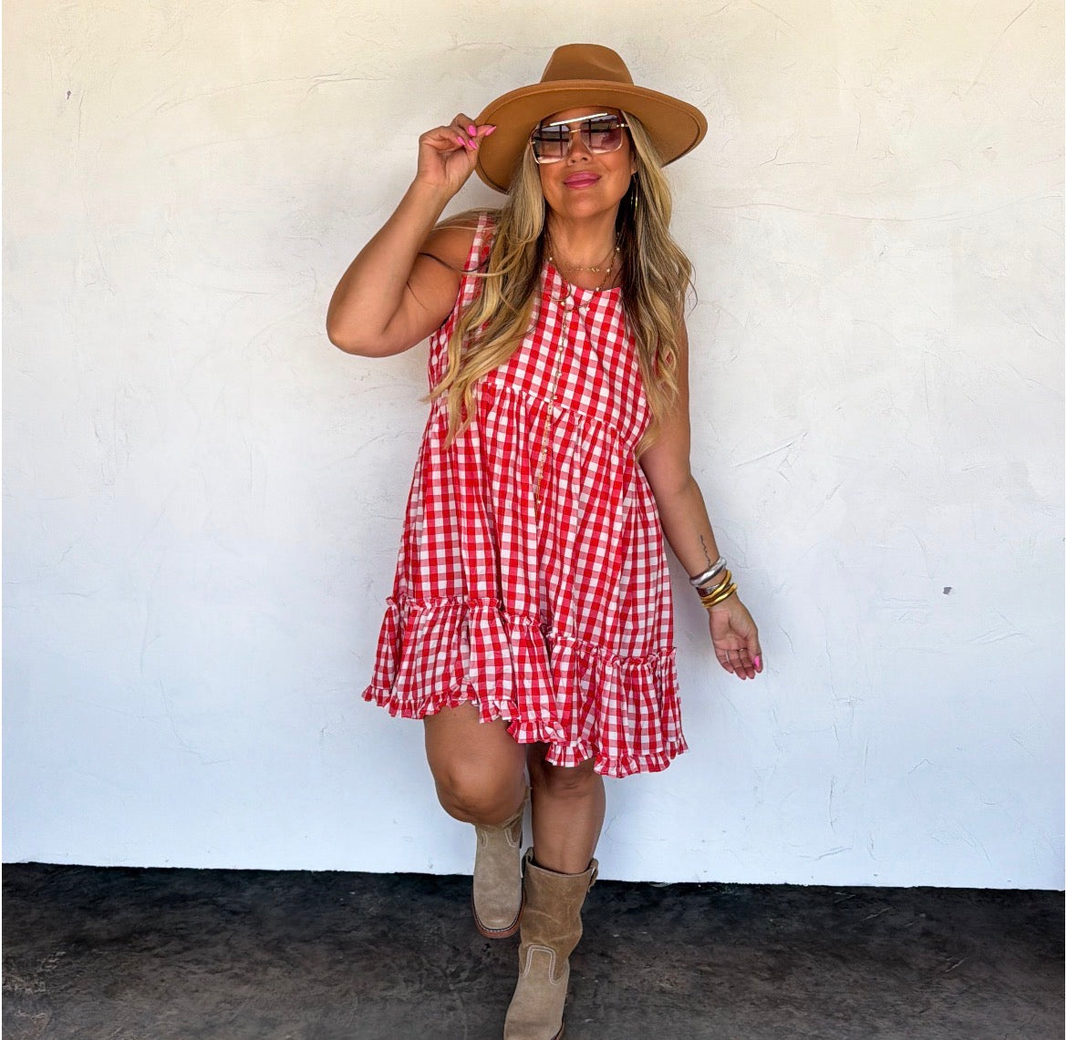 Preorder: Harvest & Gingham Dress