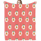 Striped Gingerbread Blanket *Pre Order*