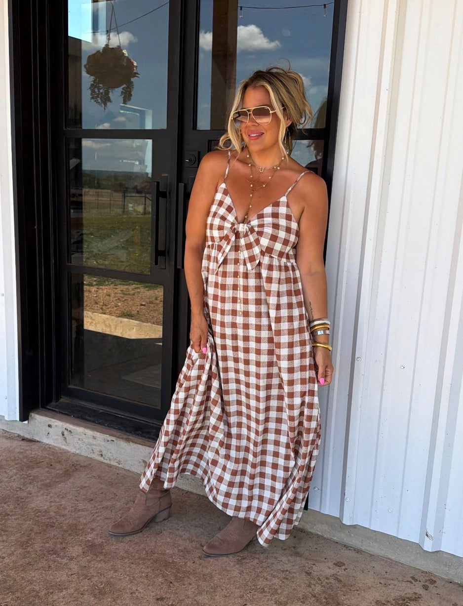 Preorder - Western Charm Maxi Dress