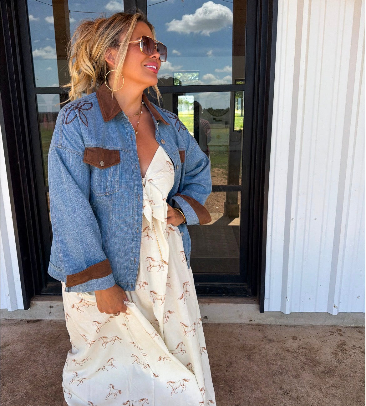 Preorder - Cowboy Romance Denim Jacket