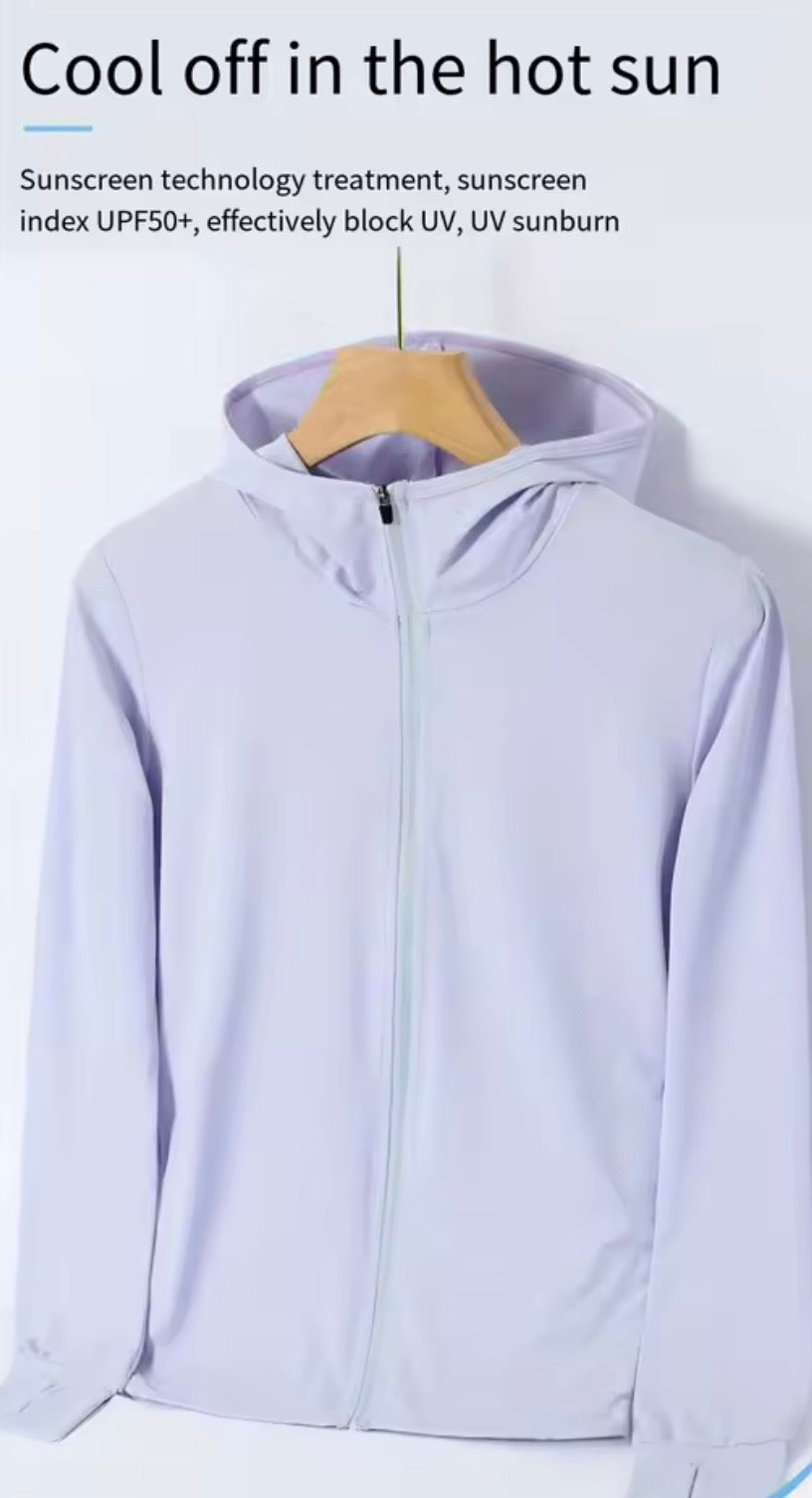 🌞 “Too Hot to Burn — Ice Silk Sun Jacket”