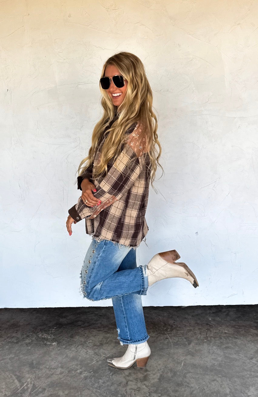 Preorder: Scarlett Plaid Shacket