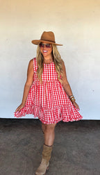 Preorder: Harvest & Gingham Dress