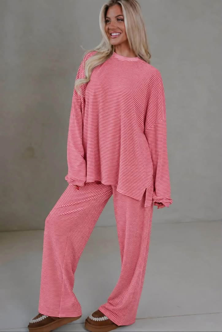 Preorder: Weekend Snuggle Striped Sets