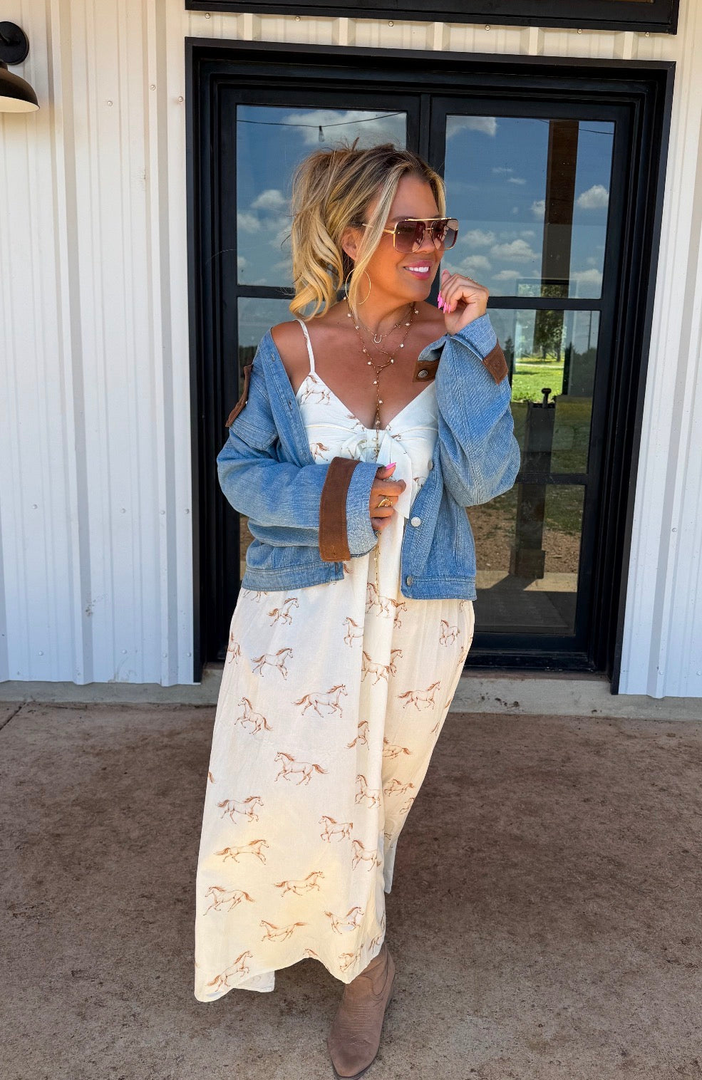 Preorder - Western Charm Maxi Dress