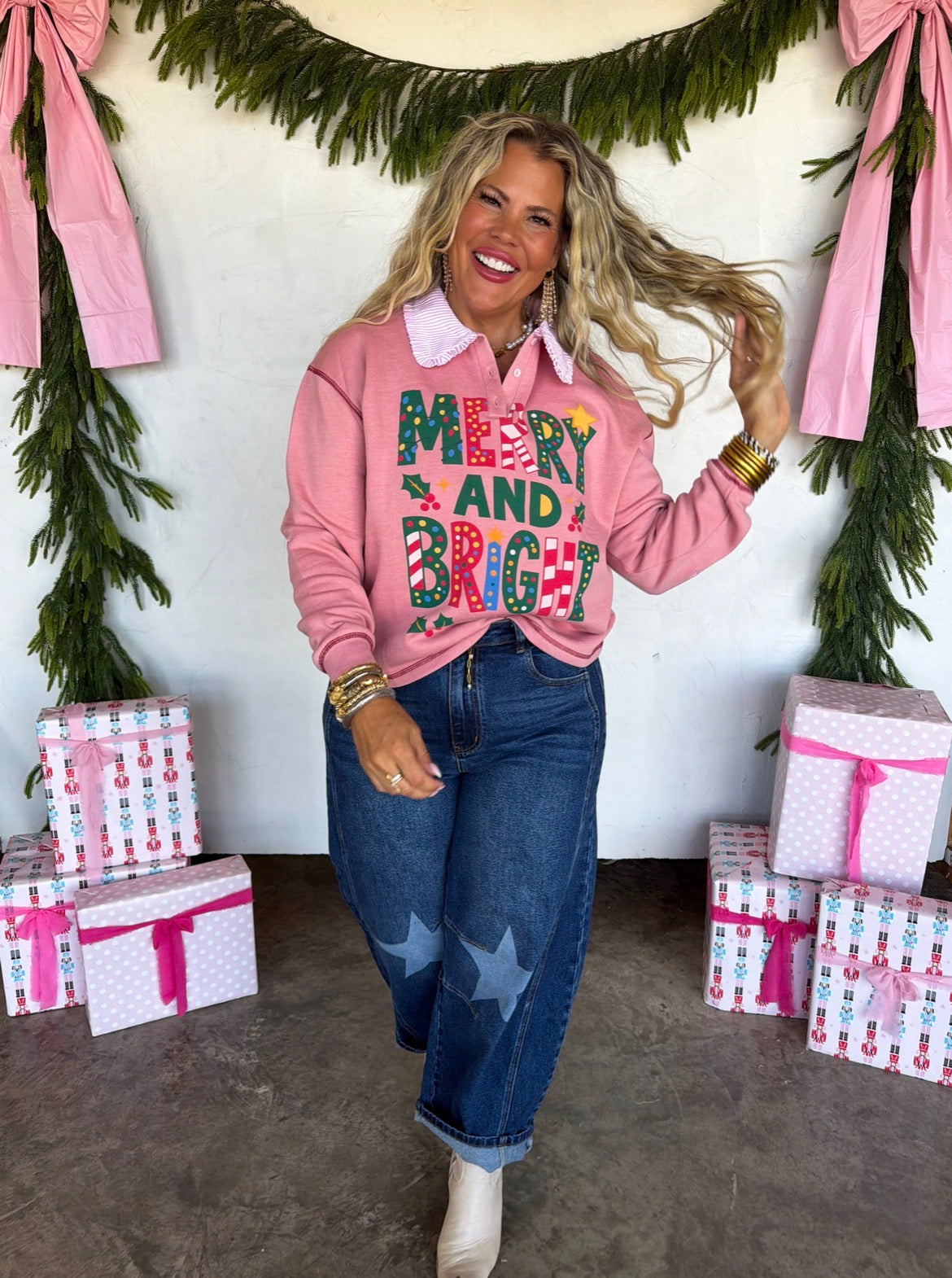 Making Spirits Bright Pullover - ETA MID November (Copy)