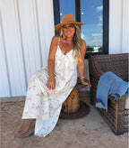 Preorder - Western Charm Maxi Dress