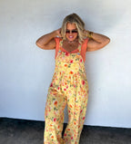 Spring Floral Karli Boho Overalls