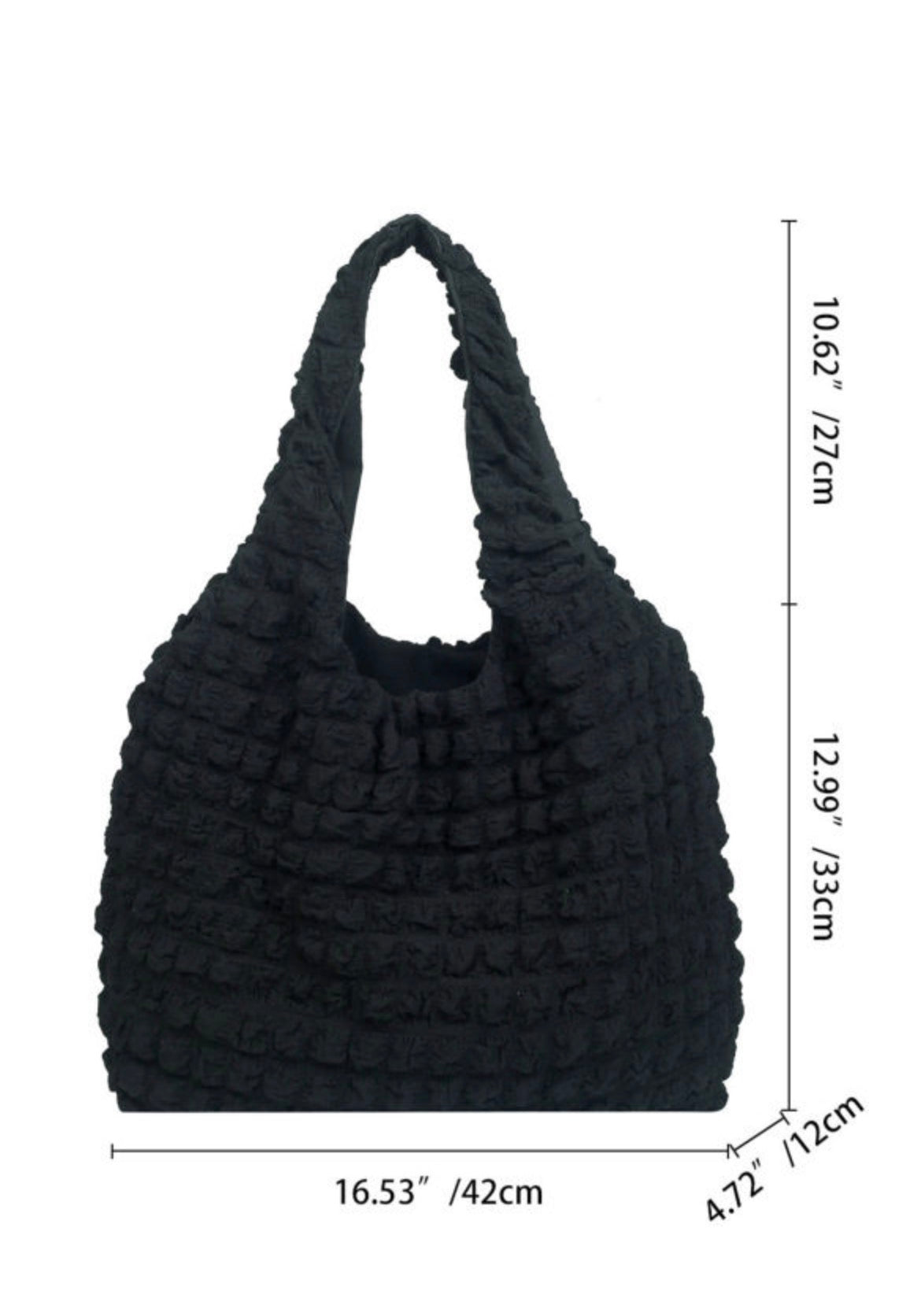 Puffy Texture Tote Bags