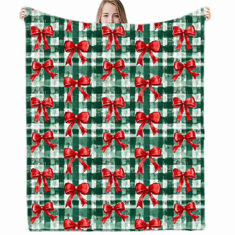 Christmas Bows Blanket *Pre Order*- ETA OCTOBER