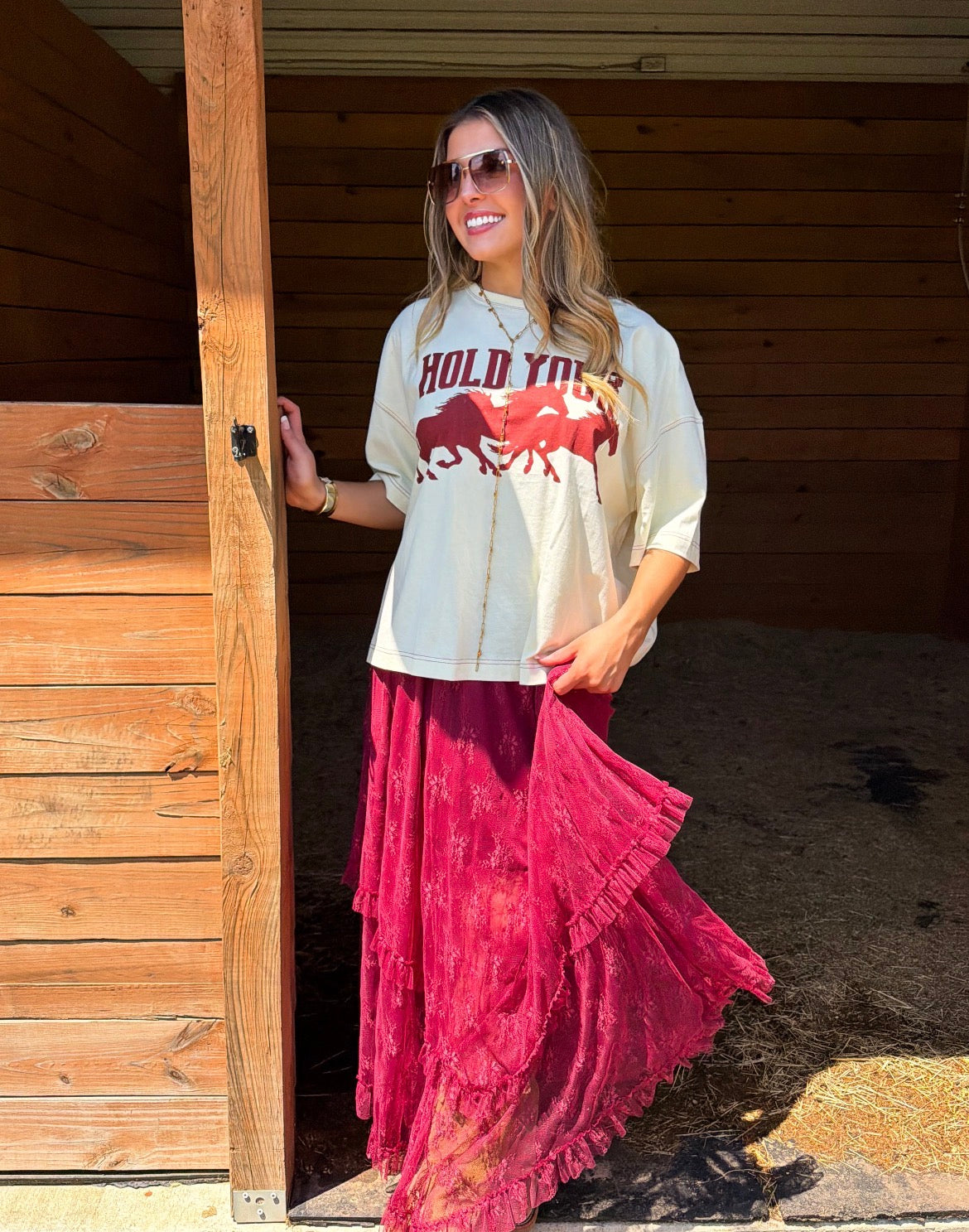 Preorder: Autumn Blooming Maxi Skirt