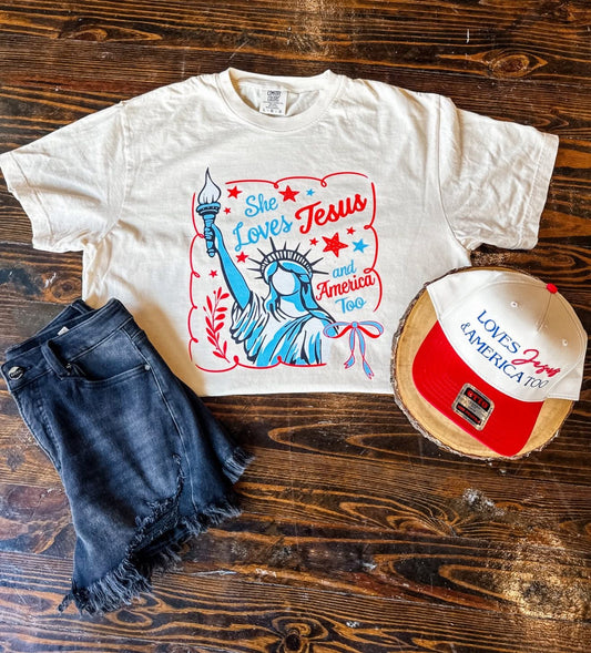 She Loves Jesus and America Too -ETA MID MAY
