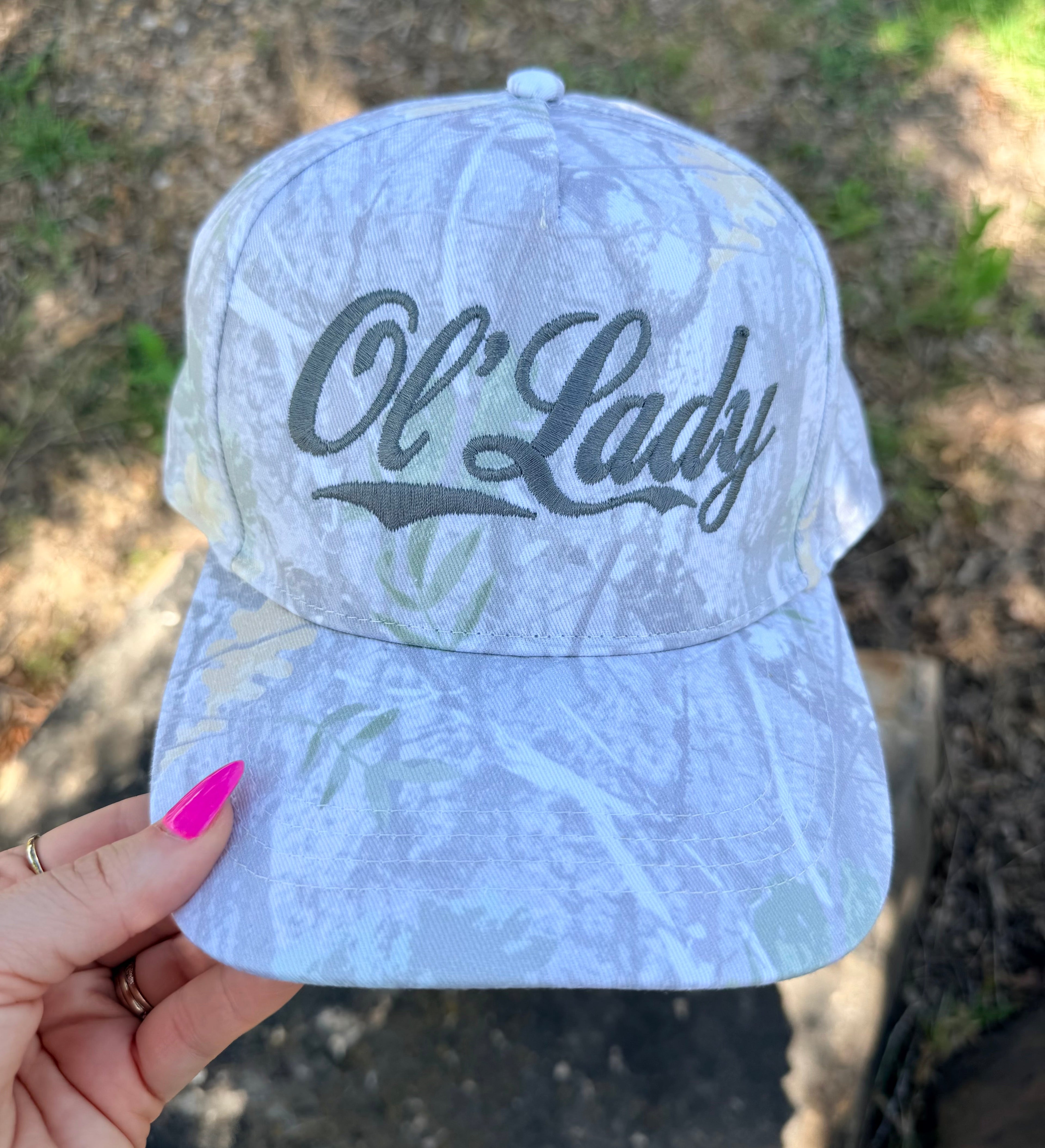 RTS Ol’Lady White Camo Hat