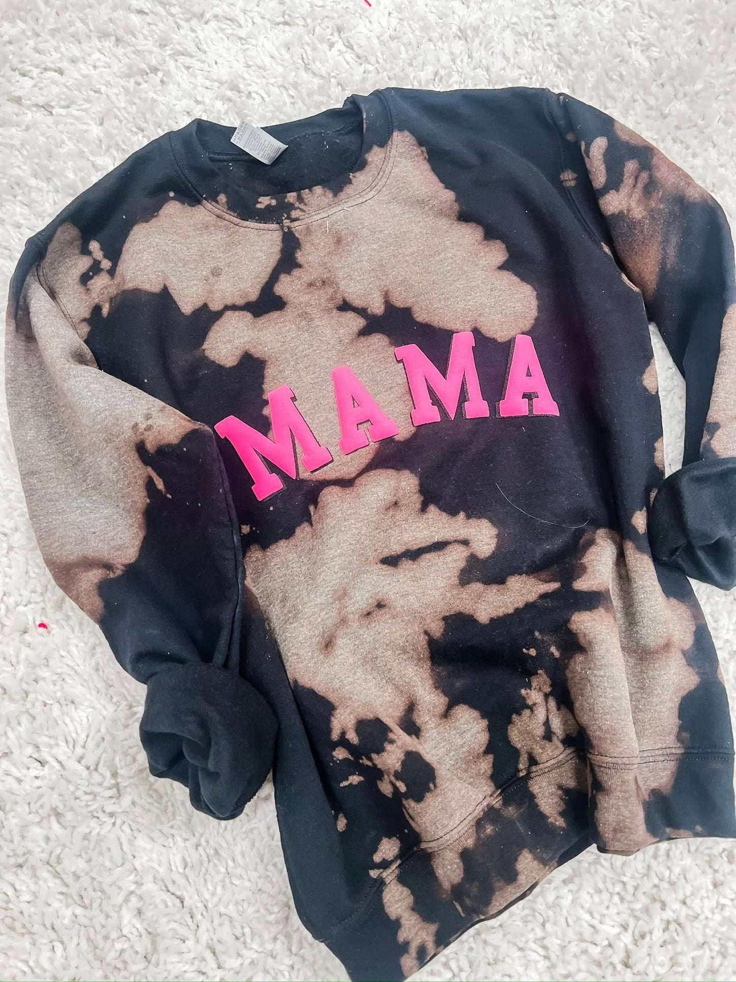 Puff Bleached Sweatshirt - Custom