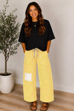 Striped Barrel Jeans