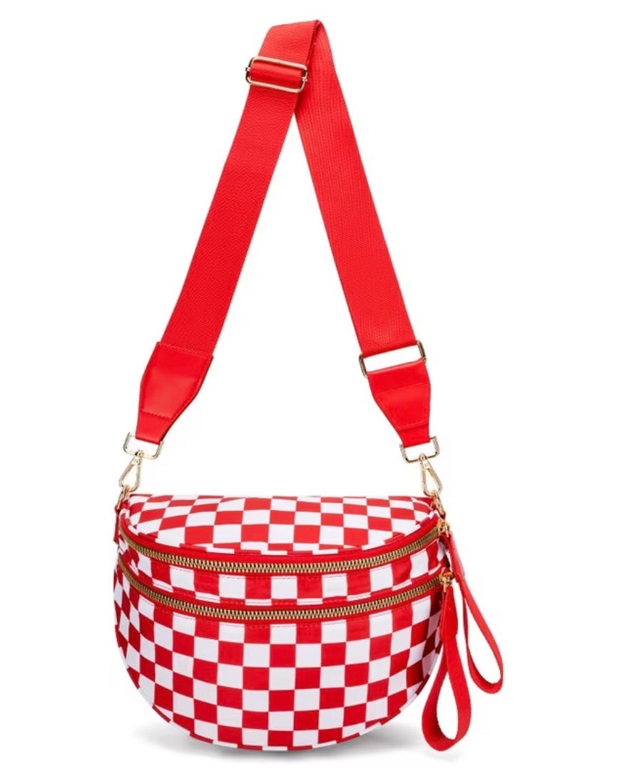 Checkered Crossbody Bags