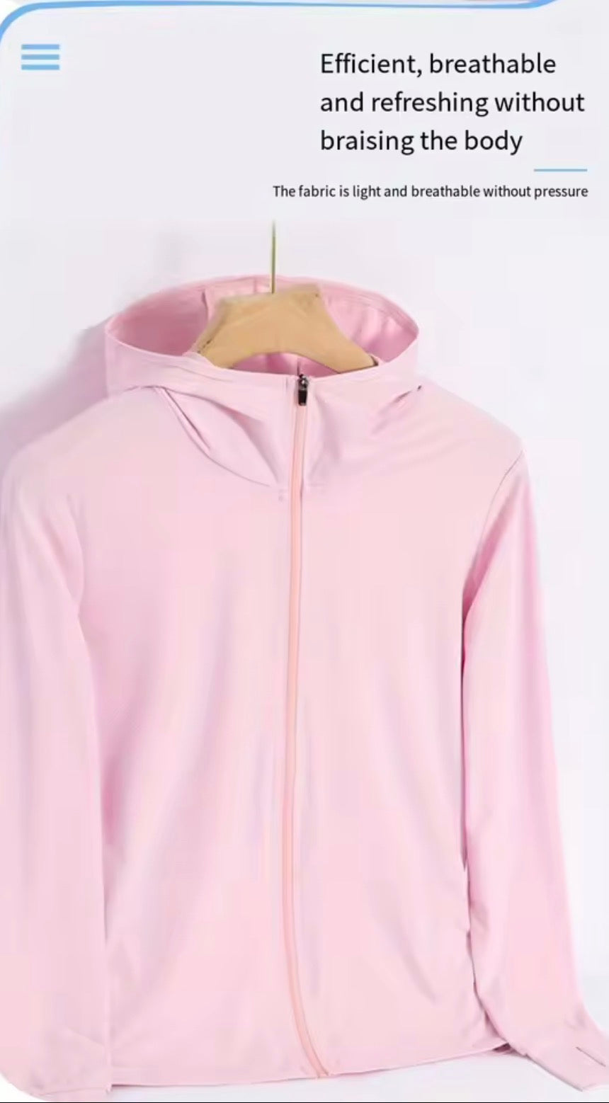 🌞 “Too Hot to Burn — Ice Silk Sun Jacket”
