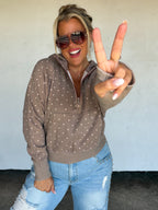 PREORDER- POLKA & STRIPE EASY DOES IT PULLOVER