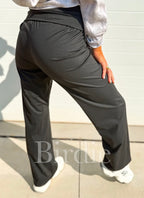 Fold Over Band Active Yoga Pants by Birdie