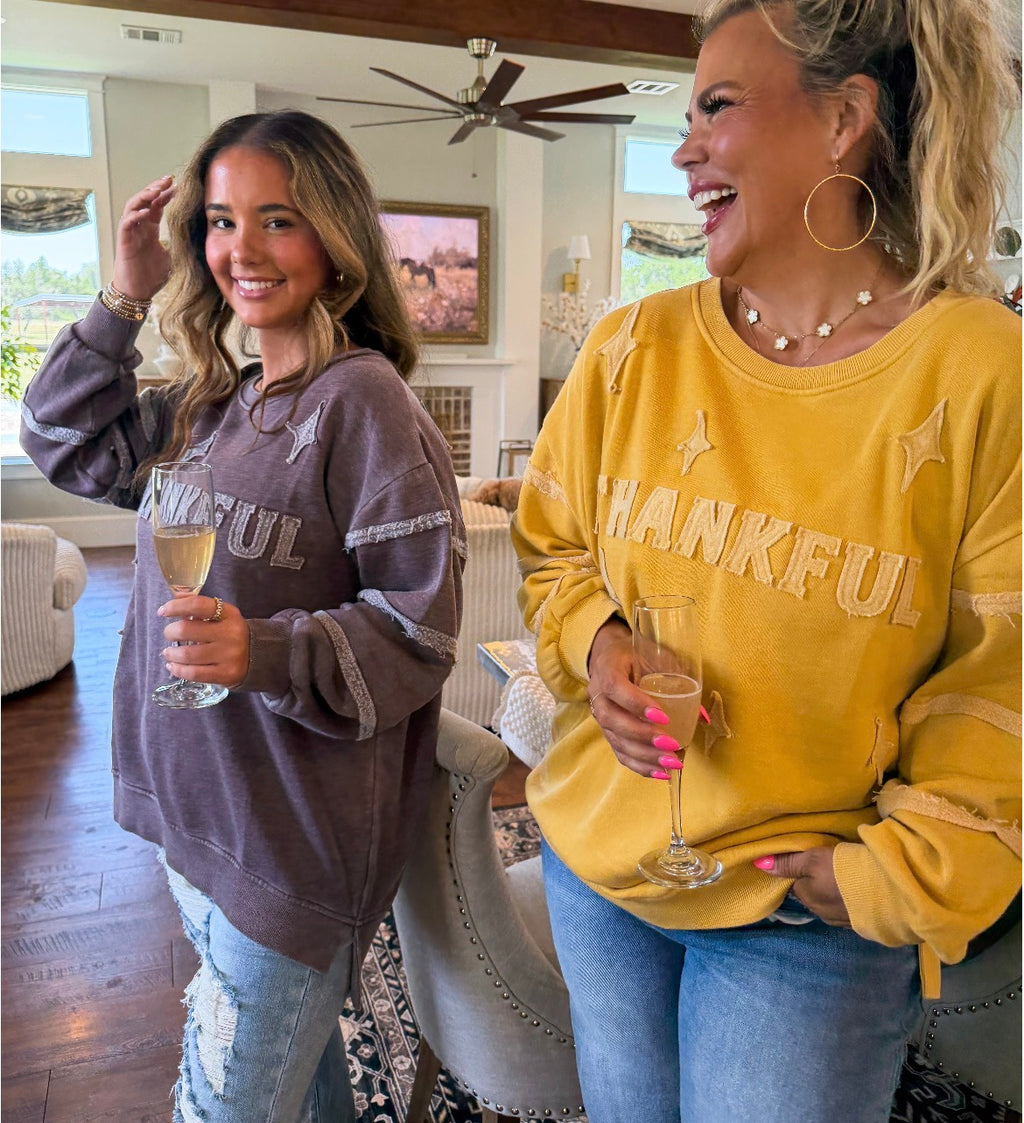 Preorder: Thankful Classic Crew Pullover ETA OCTOBER