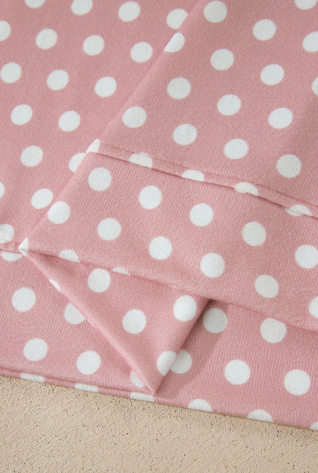 Pink Polka Dot Print Short Set