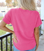Pink Perfection Rib Tee