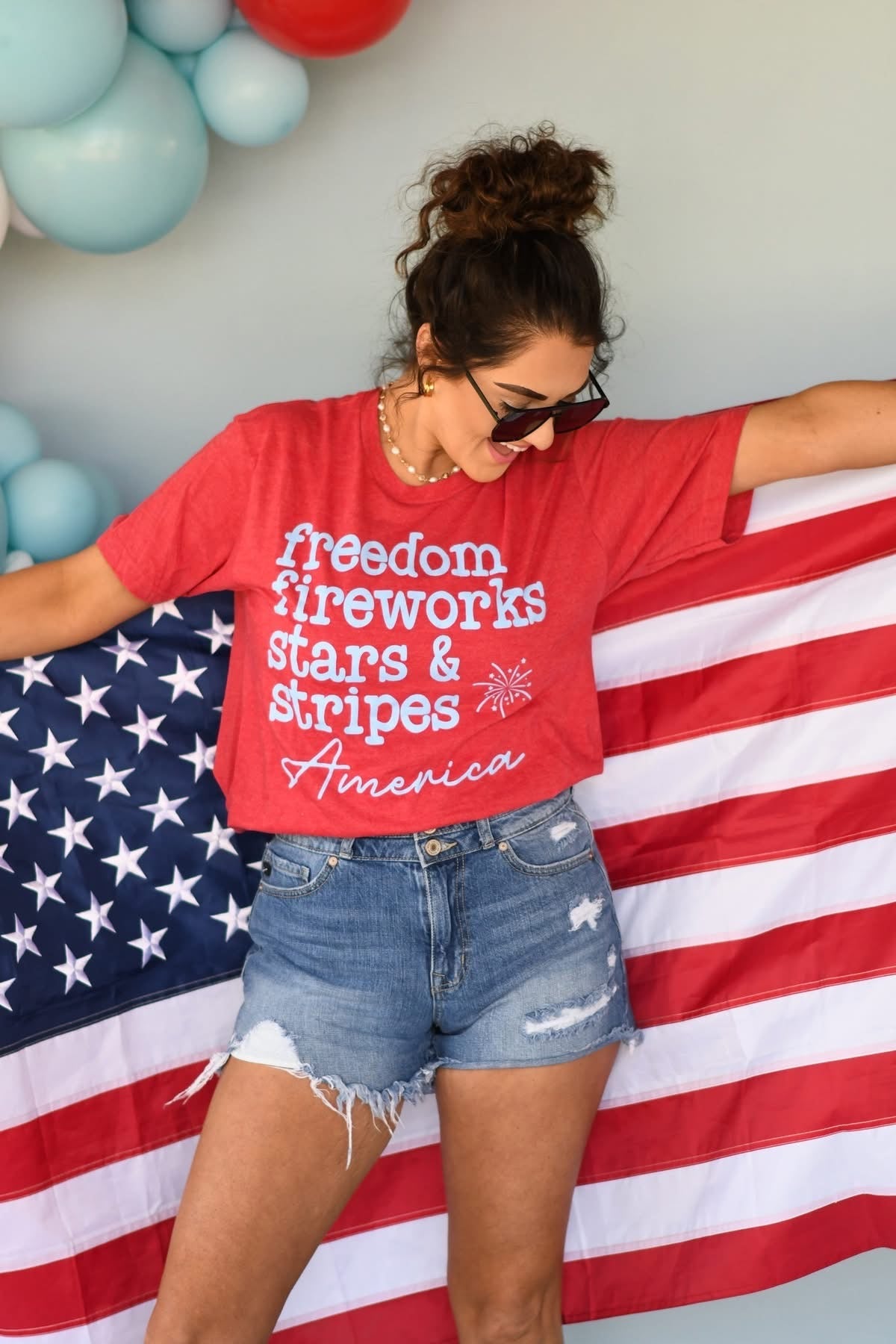 **SALE** RTS Freedom Fireworks Tee