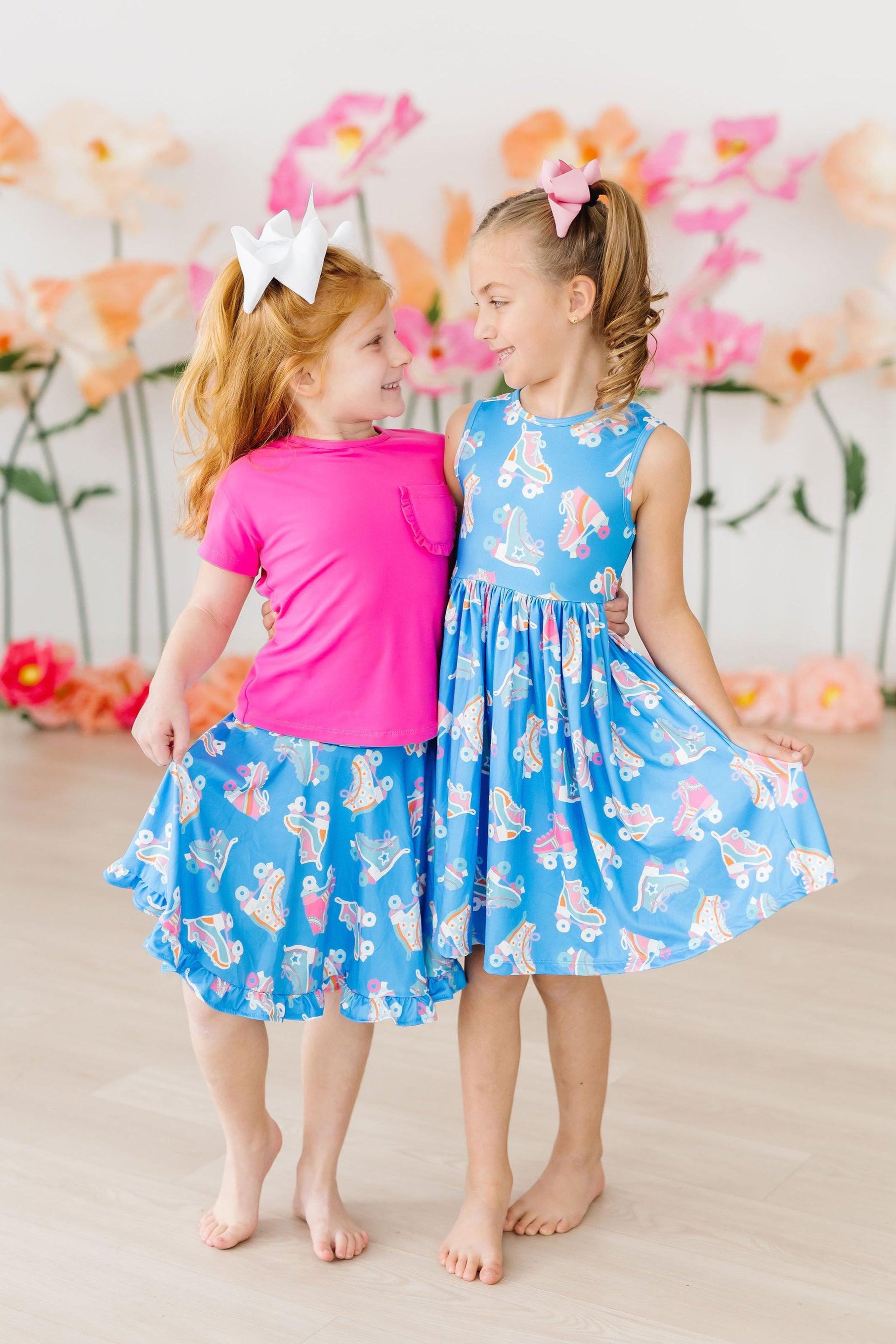 Let the Good Times Roll Ruffle Twirl Skort