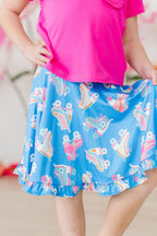 Let the Good Times Roll Ruffle Twirl Skort