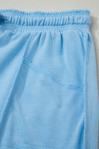Drop Shoulder Boxy Tee and Barrel Pants Set