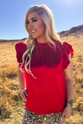 Babydoll Top Red - ETA 7/28