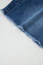 Ashleigh Blue Wrapped Tied Waist Denim Skort
