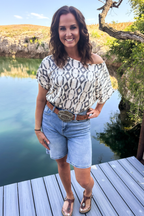 Kreek Bermuda Denim Shorts