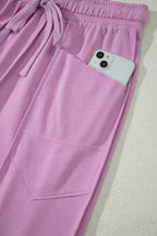 Drop Shoulder Boxy Tee and Barrel Pants Set