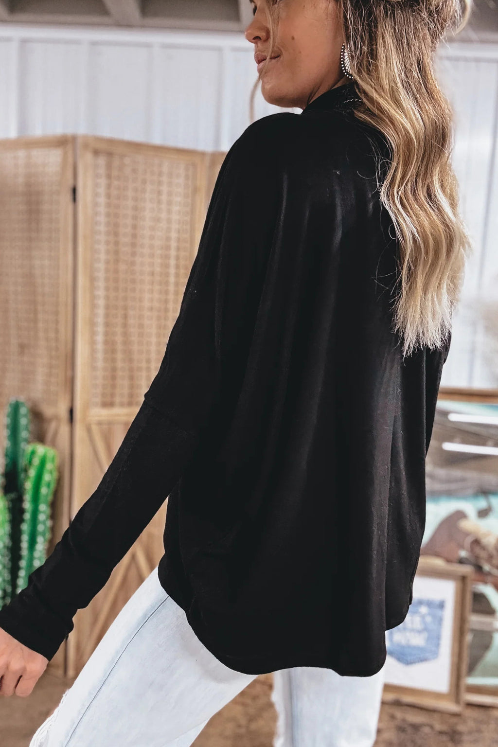 High Neck Long Sleeve Top