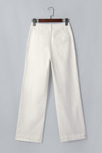 Scalloped Patch Pocket Shift Jeans