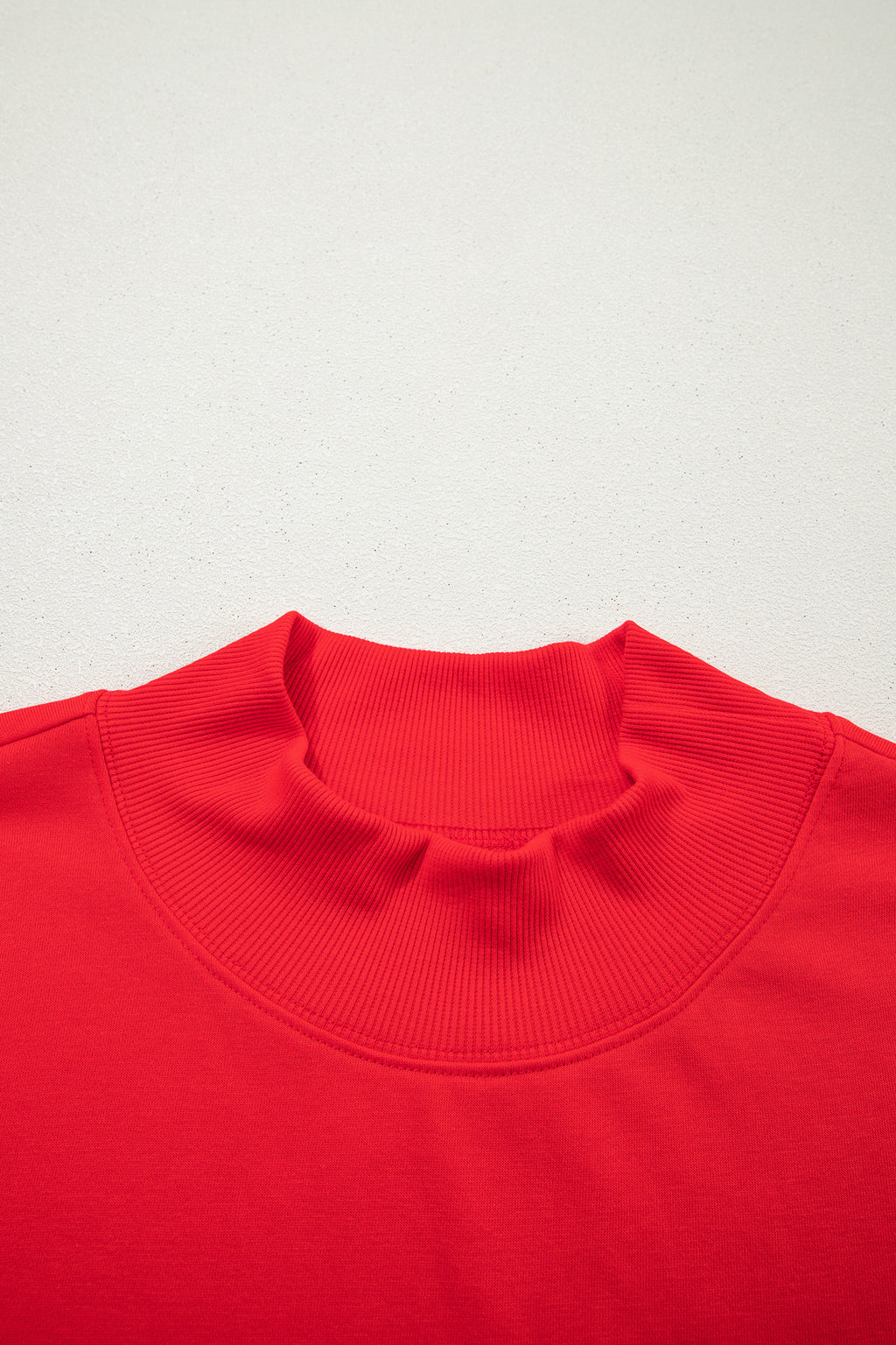 Black Solid Color High Neck Cap Sleeve Loose Top