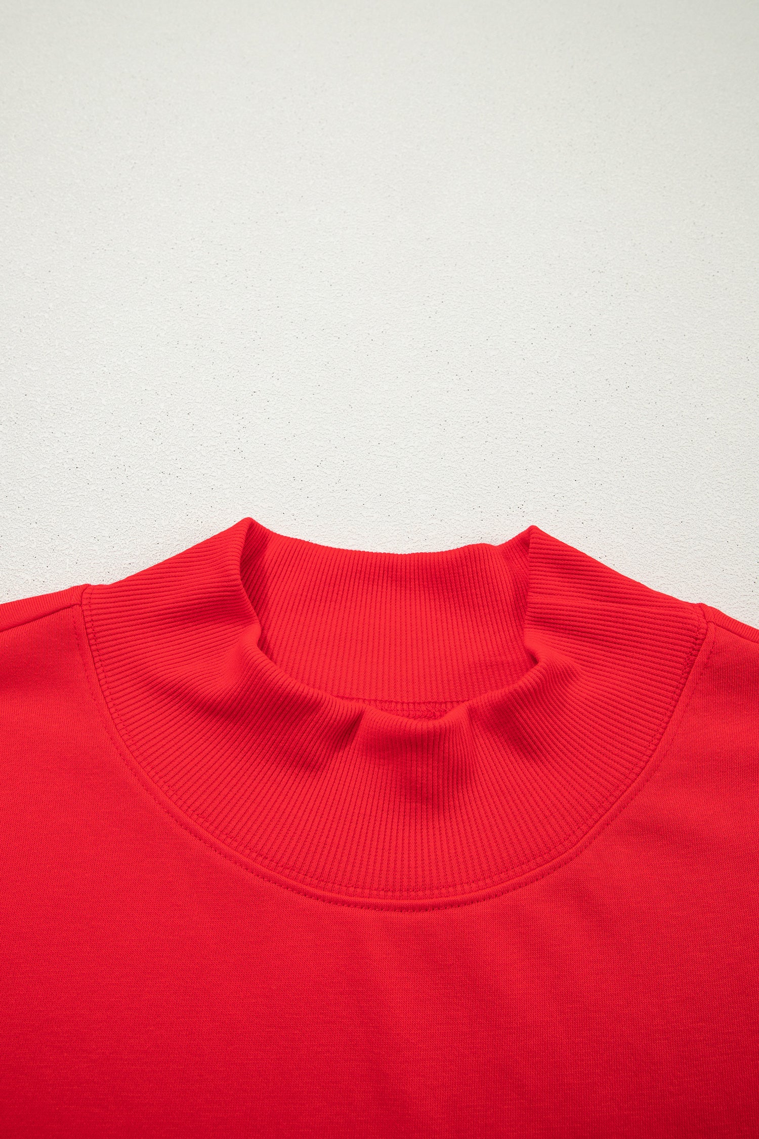 Black Solid Color High Neck Cap Sleeve Loose Top