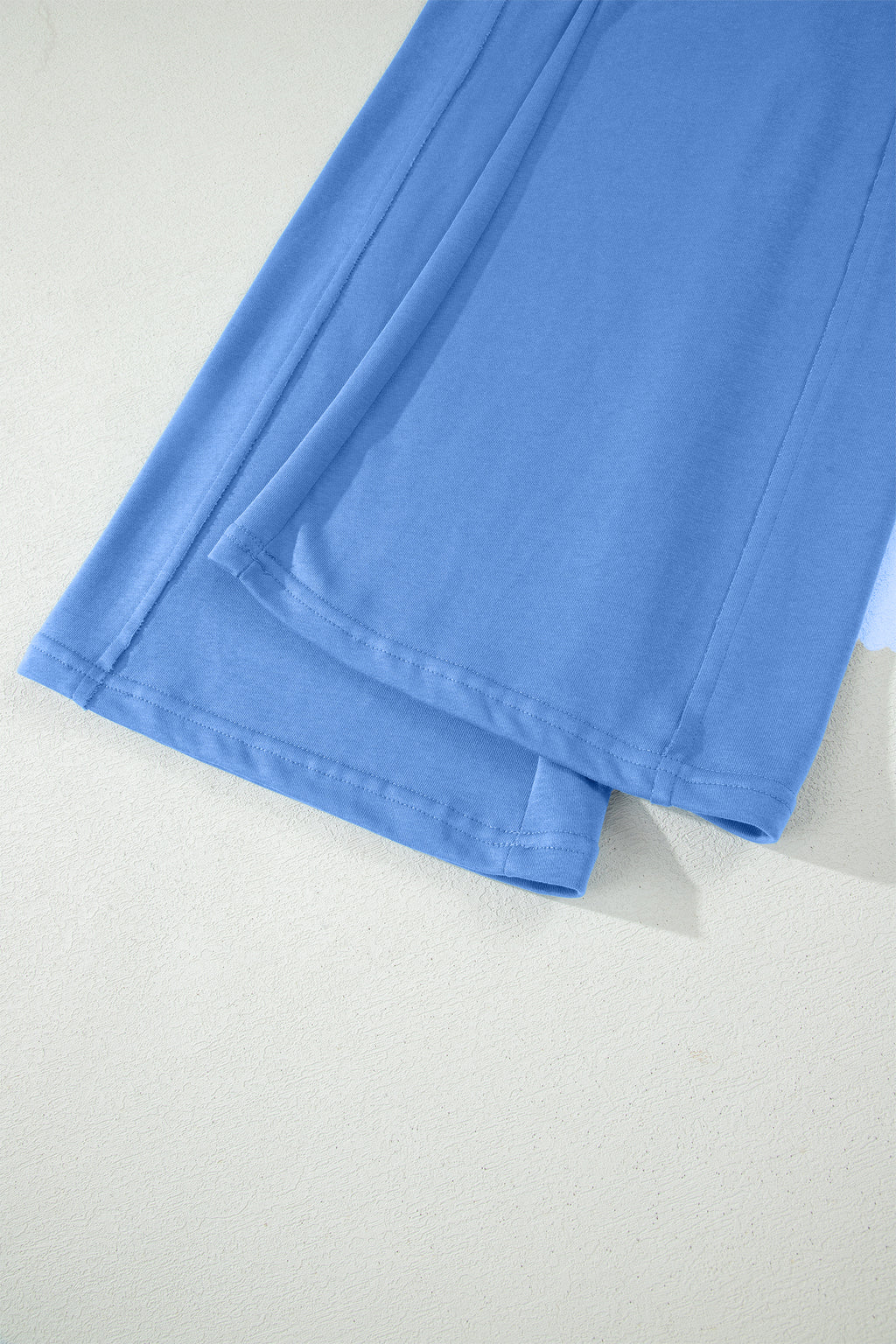 Sachet Pink Solid Cover Oversize Tee Pocketed Casual Pants 2pcs Outfit