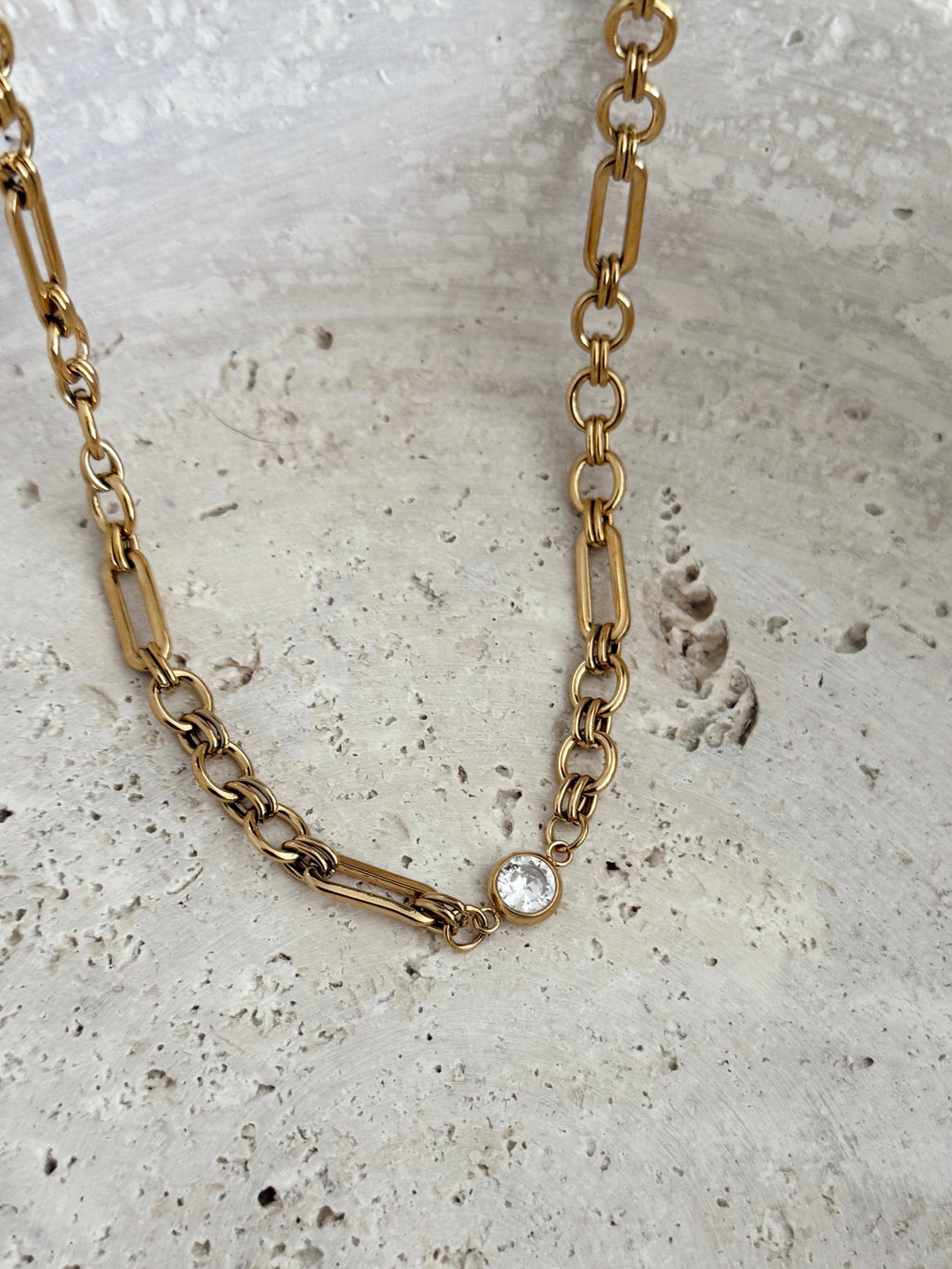 Chansuttpearls Melissa necklace featuring a delicate pearl strand with silver clasp on a white background.