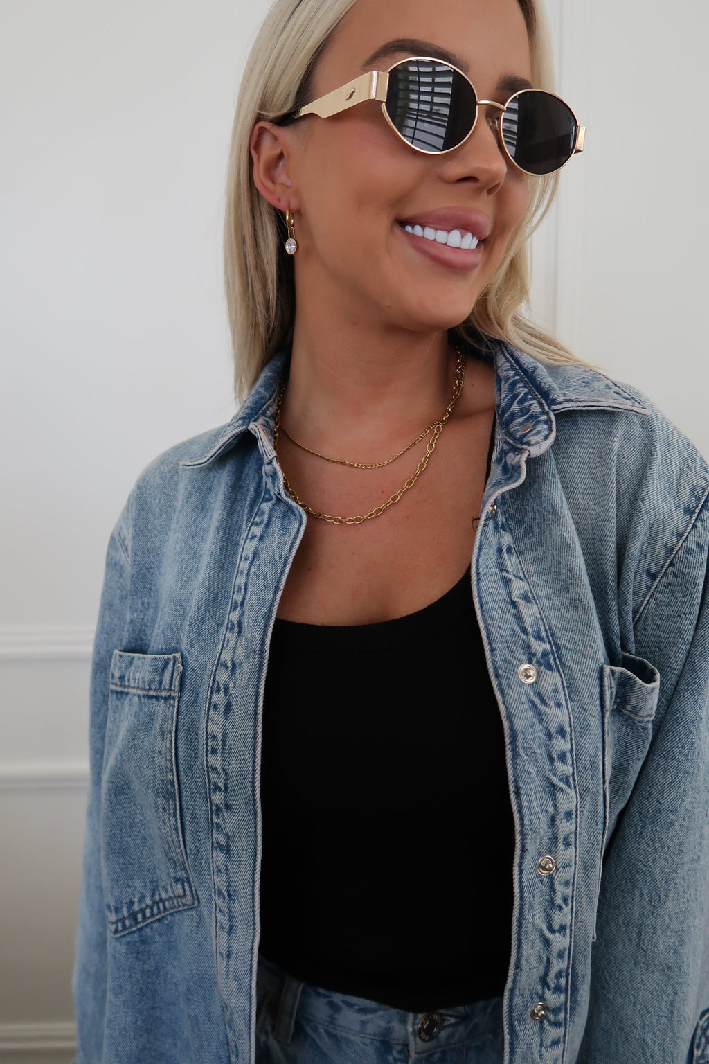 Chansuttpearls Mila Necklace featuring elegant pearl strand with silver clasp, showcasing sophisticated jewelry design.