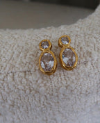 Chansuttpearls Serenity earrings featuring elegant pearl drop design with silver accents for a sophisticated look.