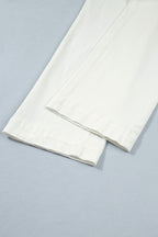 Scalloped Patch Pocket Shift Jeans