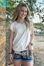 Patched Up Shorts - Western Long