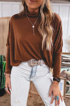 High Neck Long Sleeve Top