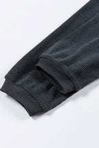Ribbed Corduroy Oversized Sweatshirt